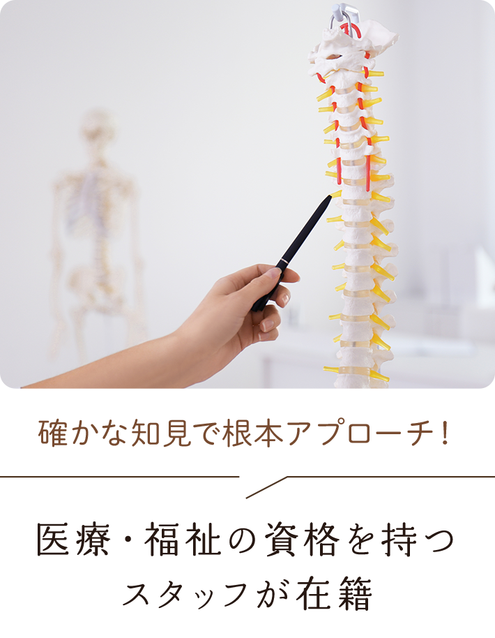 確かな知見で根本アプローチ!